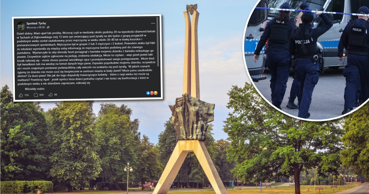 Groźny incydent w Tychach: 13-latek pobity przez dorosłego mężczyznę?