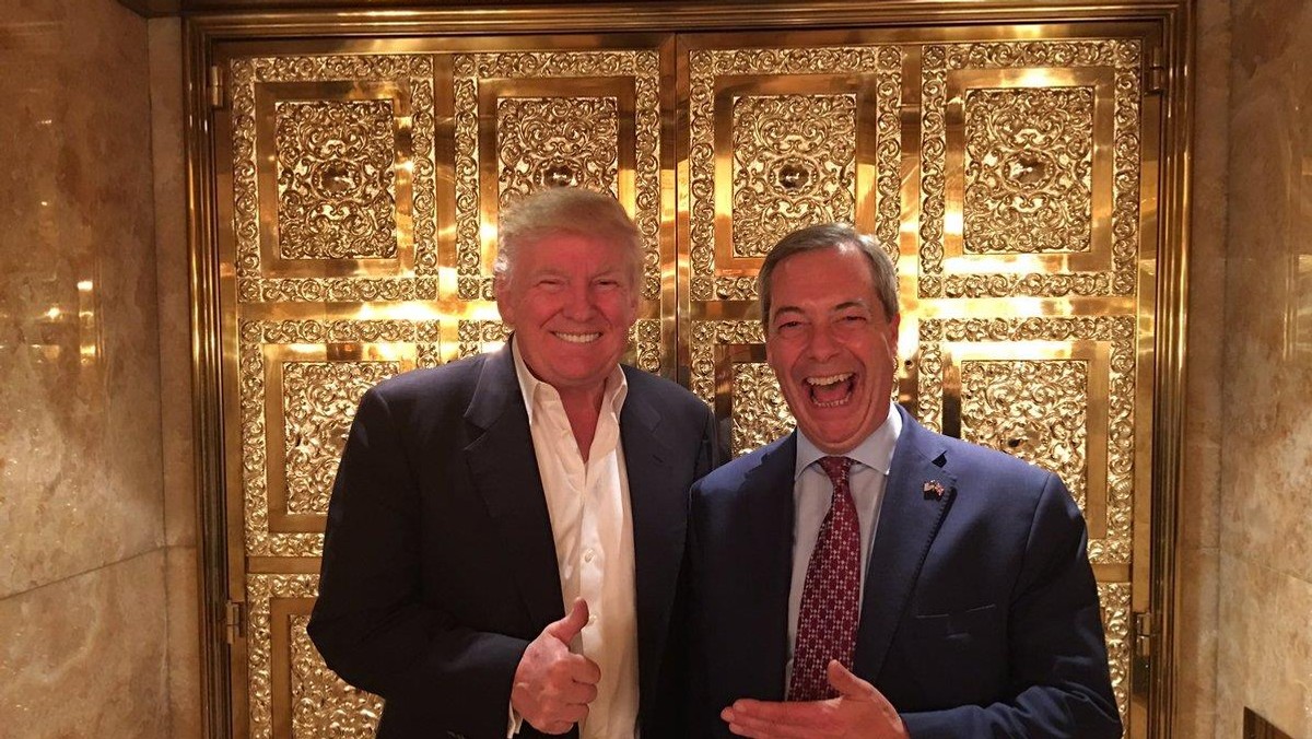 Nigel Farage i Donald Trump