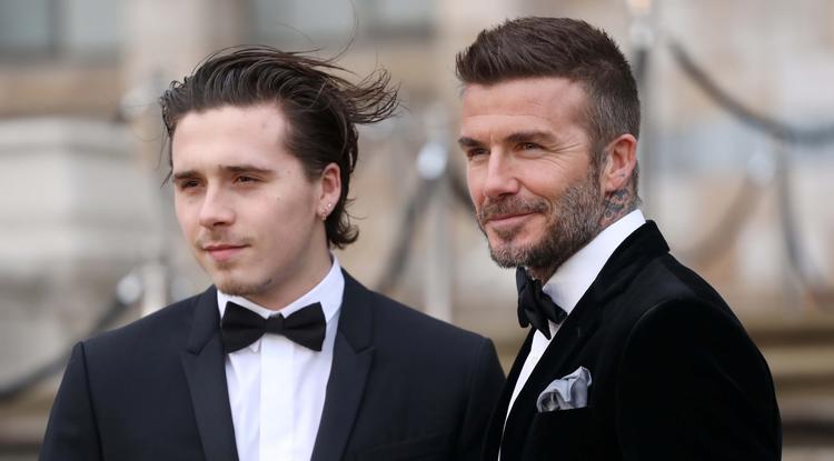 David Beckham és legidősebb fia, Brooklyn