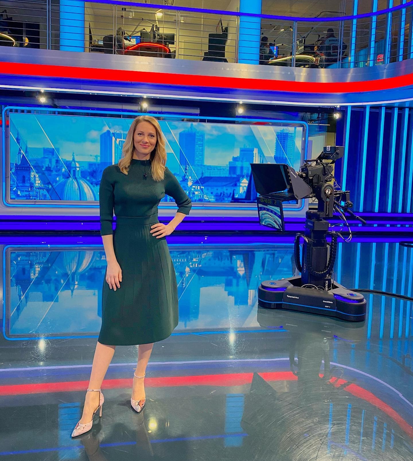 Moderátorka českého televíznej spravodajstva Soňa Bučková.