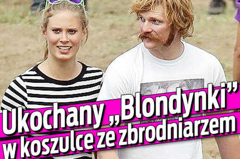 Ukochany "Blondynki" w koszulce ze zbrodniarzem