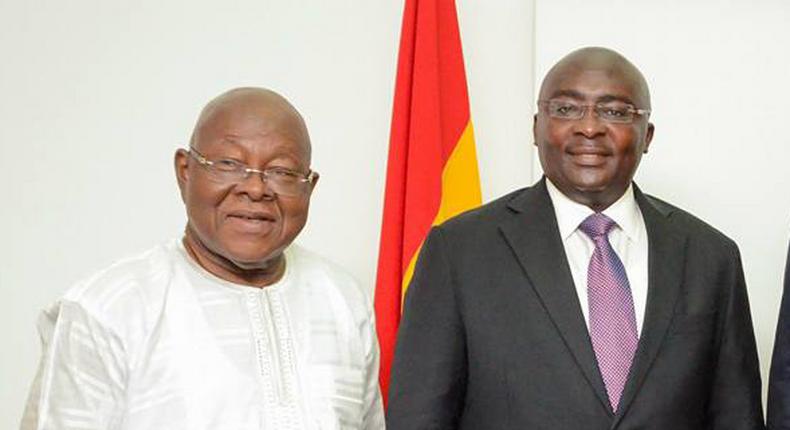 Prof. Mike Oquaye and Dr. Mahamudu Bawumia