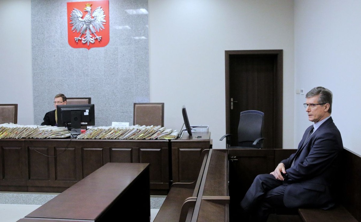 Czesław Małkowski na sali rozpraw