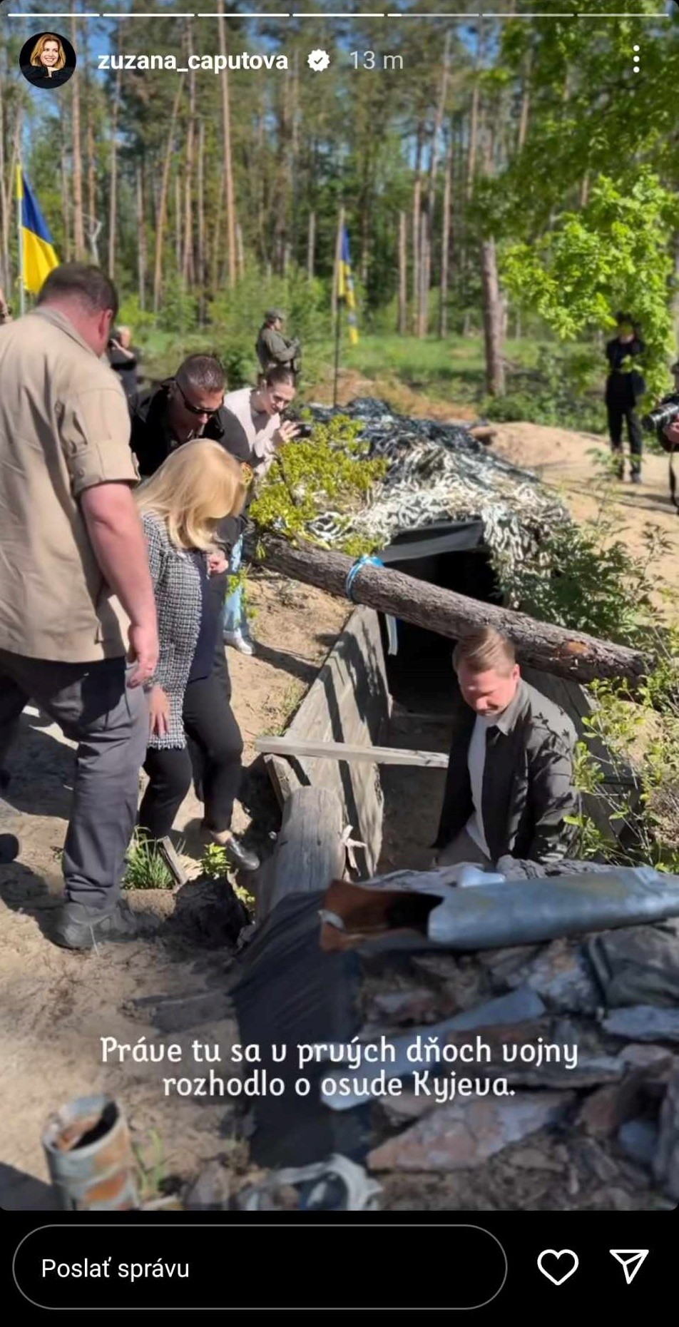 Čaputová na rozlúčkovej návšteve Ukrajiny.