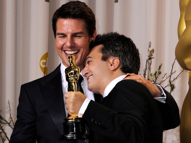 Tom Cruise i producent 'Artysty' Thomas Langmann