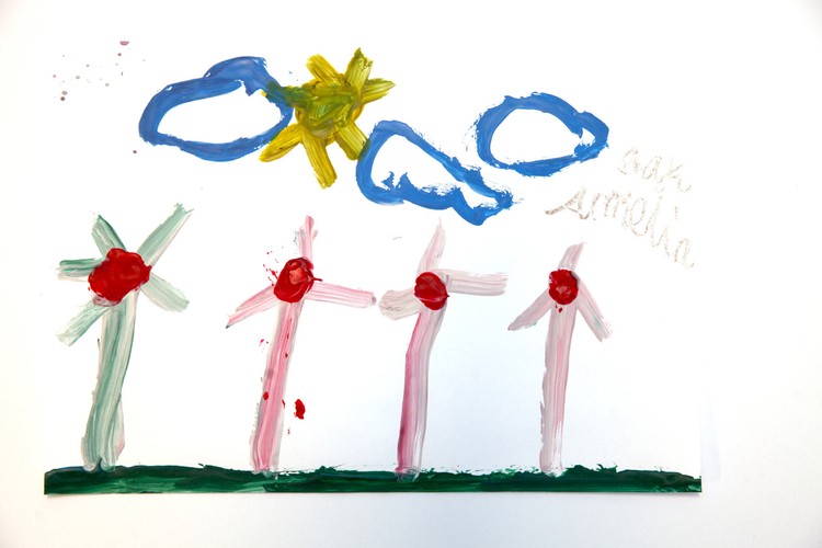 Autor rysunku: Amelia Bąk, lat 7