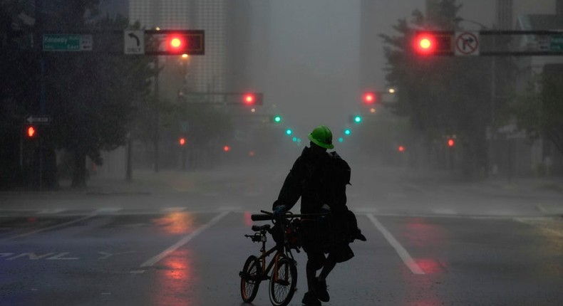 More than 235,000 commercial properties are in Hurricane Milton's path, per Moody's Analytics,AP Photo/Rebecca Blackwell