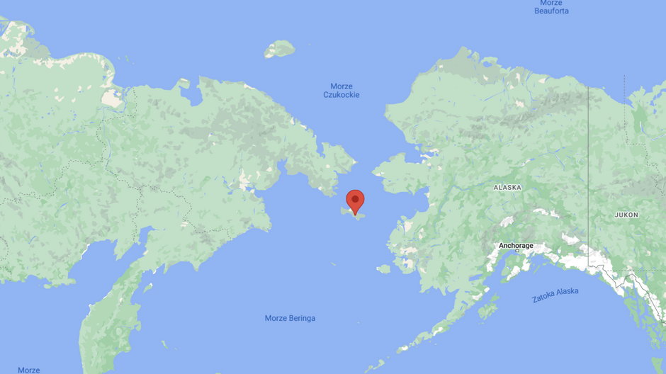 Wyspa Świętego Wawrzyńca na Morzu Beringa