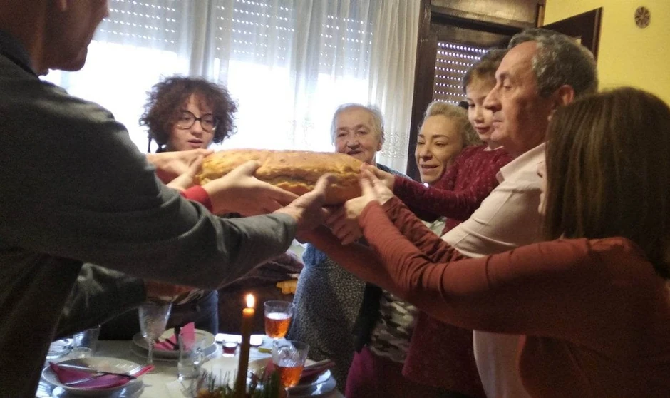 Luiza i Marko na slavi u Prijedoru