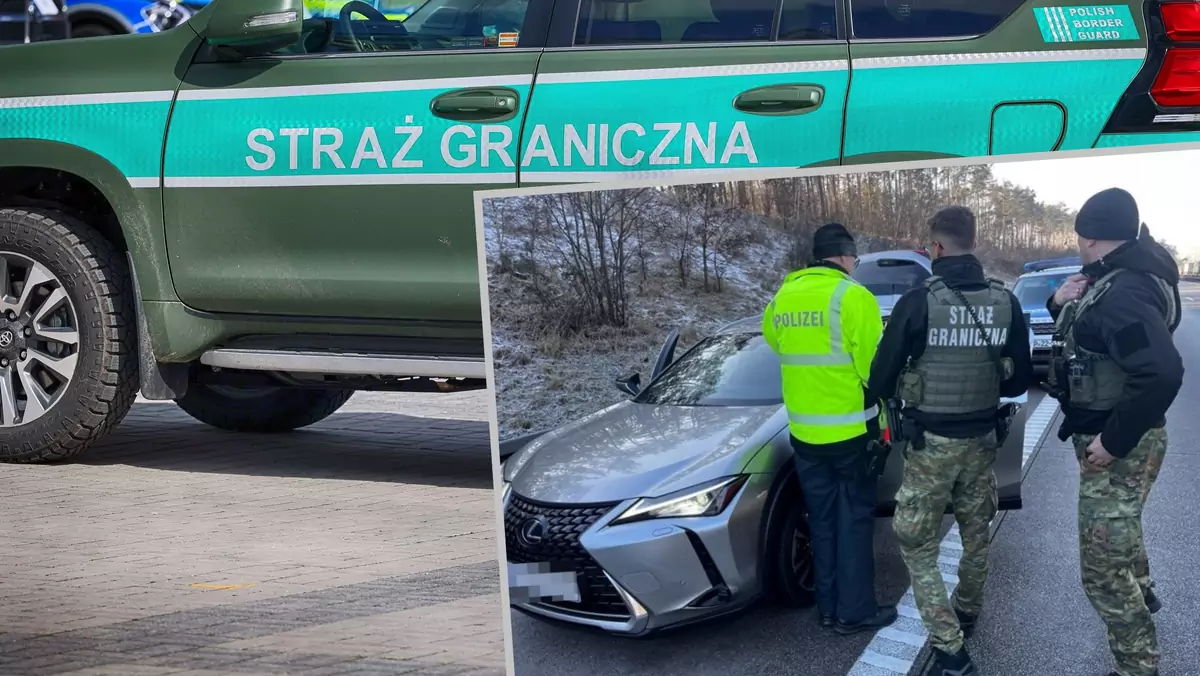 Polsko-niemiecki patrol Straży Granicznej odzyskał trzy auta w ciągu doby