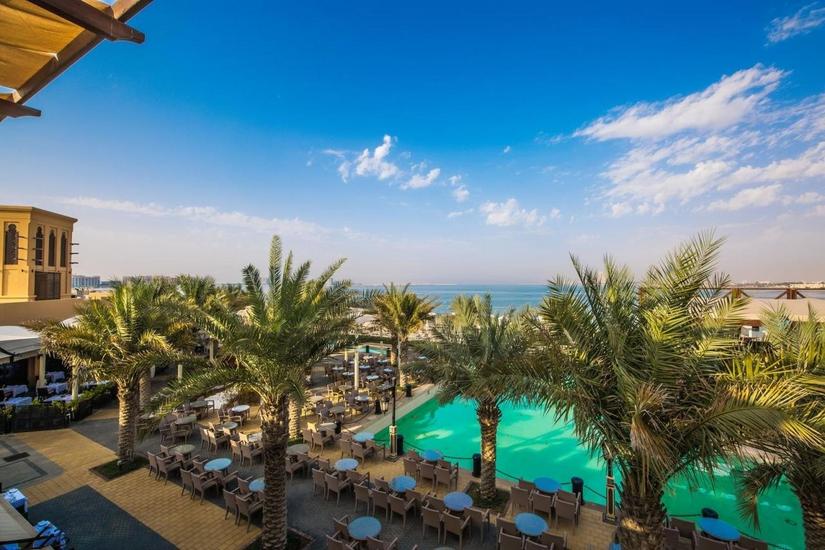 Rixos Bab Al Bahr - widok na basen i plaże