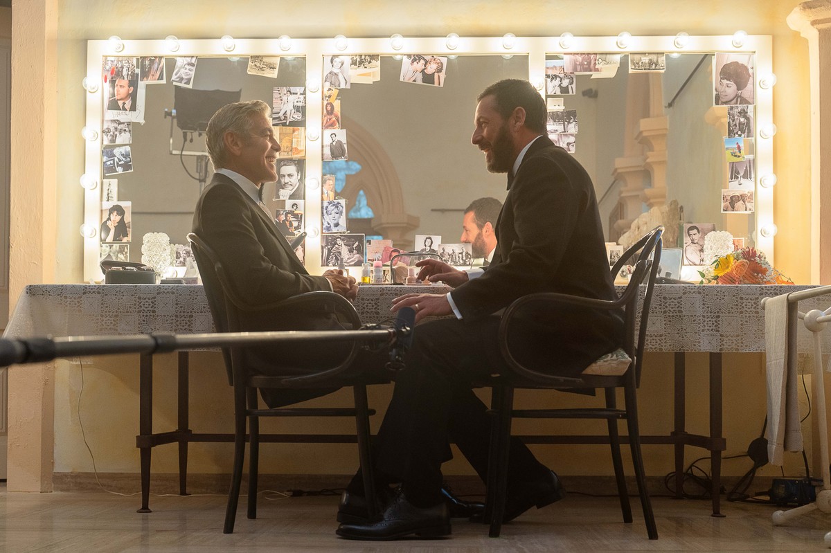 George Clooney i Adam Sandler w filmie "Jay Kelly"