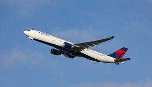 A Delta Air Lines Airbus A330.Nicolas Economou/NurPhoto via Getty Images