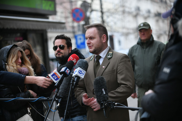 Rzecznik prasowy Lasów Państwowych Michał Gzowski