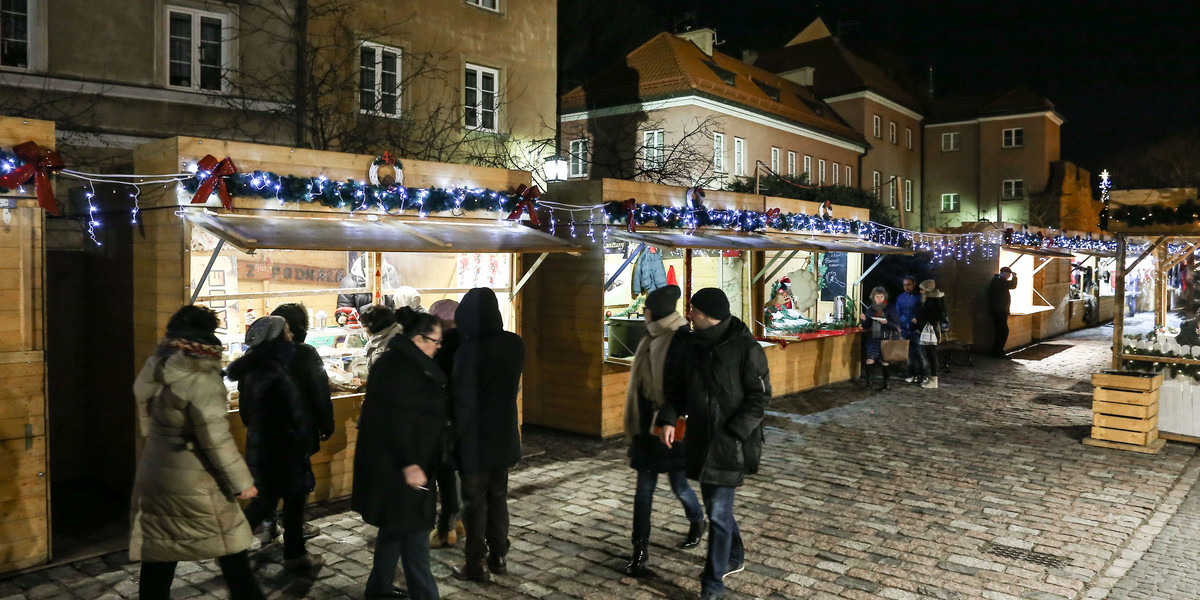 Jarmark bożonarodzeniowy w Warszawie