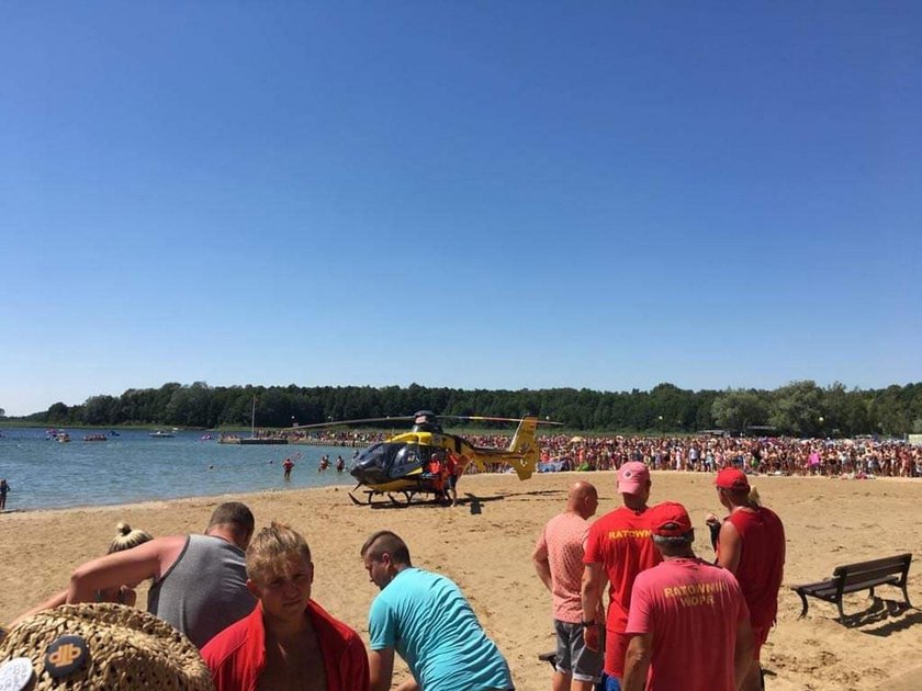 Brawurę nieomal przypłacił życiem. Tak kończą się popisy nad wodą