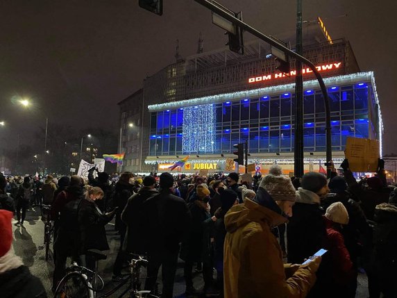 Kraków - Protesty przeciwko decyzji TK 