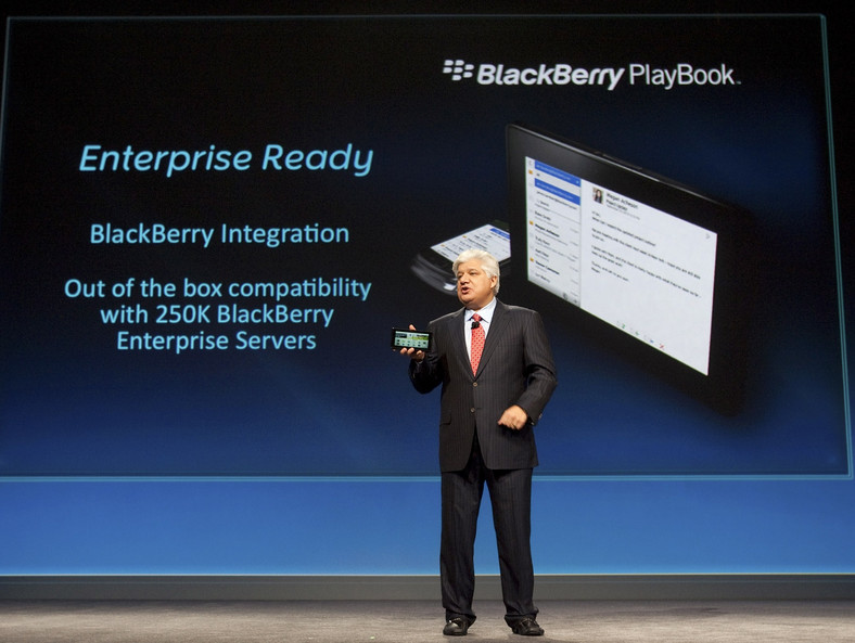 Mike Lazardis, szef BlackBerry powiedział, że Playbook będzie “pierwszym profesjonalnym tabletem”.