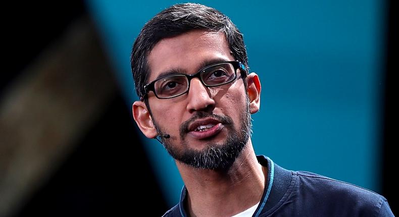 Google CEO Sundar Pichai.