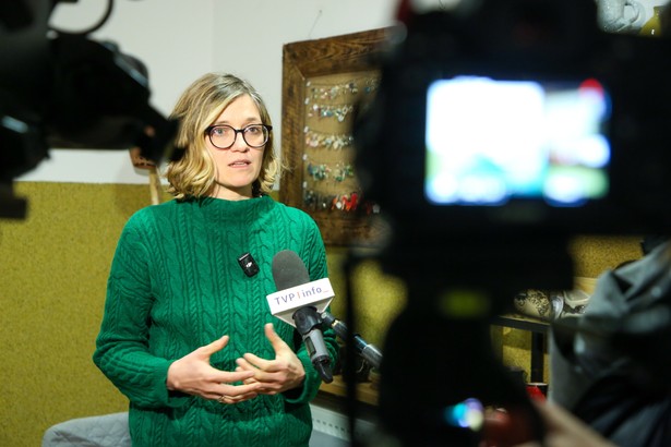 Kandydatka Nowej Lewicy w wyborach prezydenta RP, wicemarszałkini Senatu Magdalena Biejat.