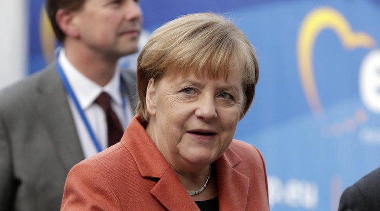A helyi média értesülései szerint Merkel testi épsége nem forgott veszélyben/ Fotó: MTI/EPA/Stephanie Lecocq