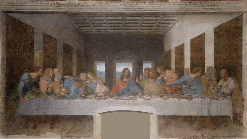 Ostatnia Wieczerza na obrazie Leonardo da Vinci