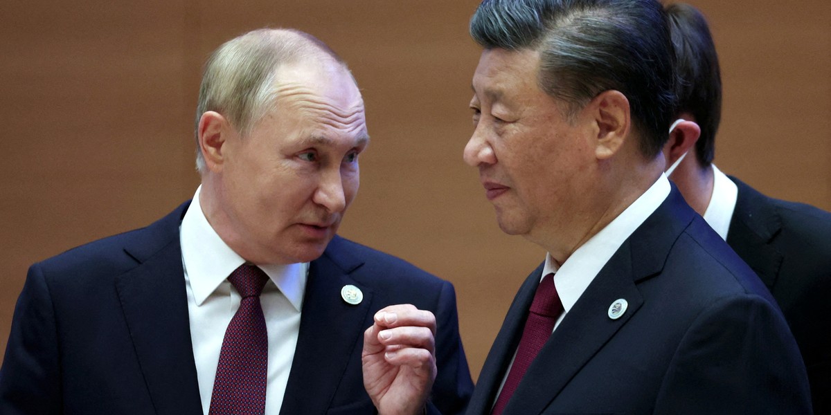 Władimir Putin i Xi Jinping