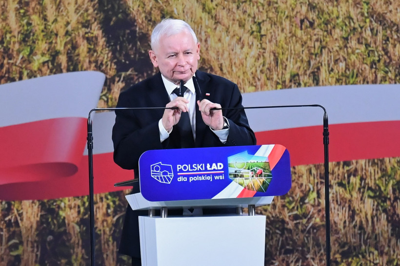Jarosław Kaczyński w Przysusze