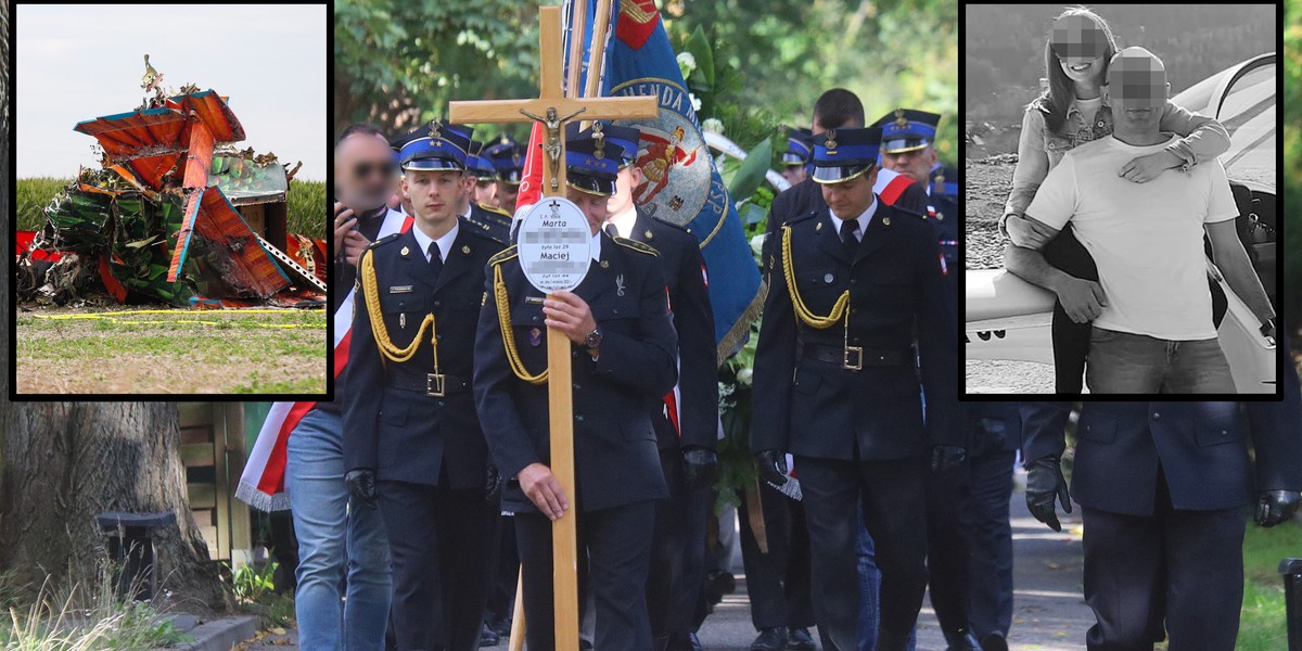 Pogrzeb zmarłych w katastrofie lotniczej pod Piotrkowem Trybunalskim