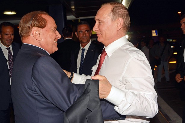 Silvio Berlusconi i Władimir Putin