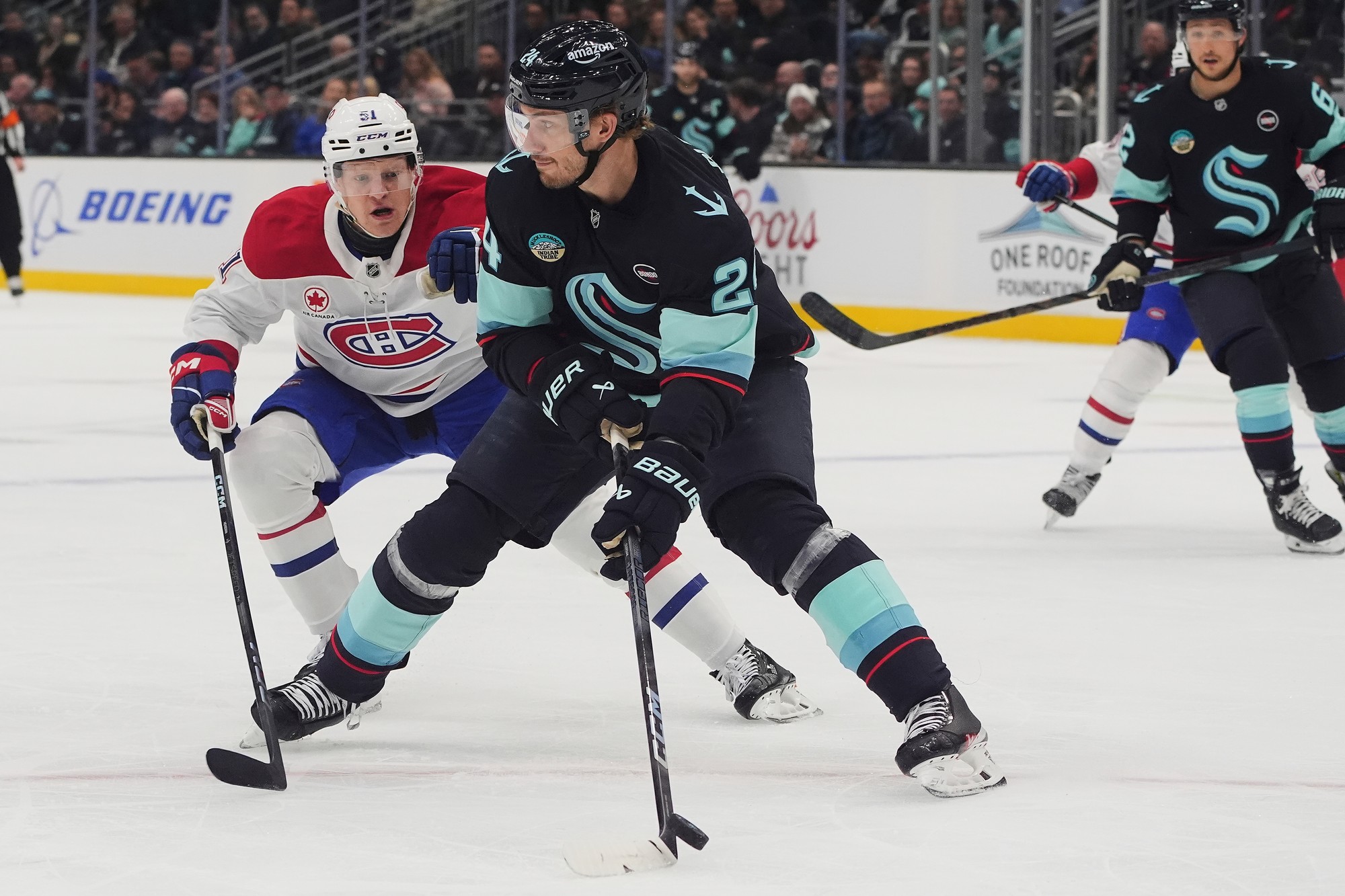 Zápas NHL: Seattle Kraken - Montreal Canadiens.