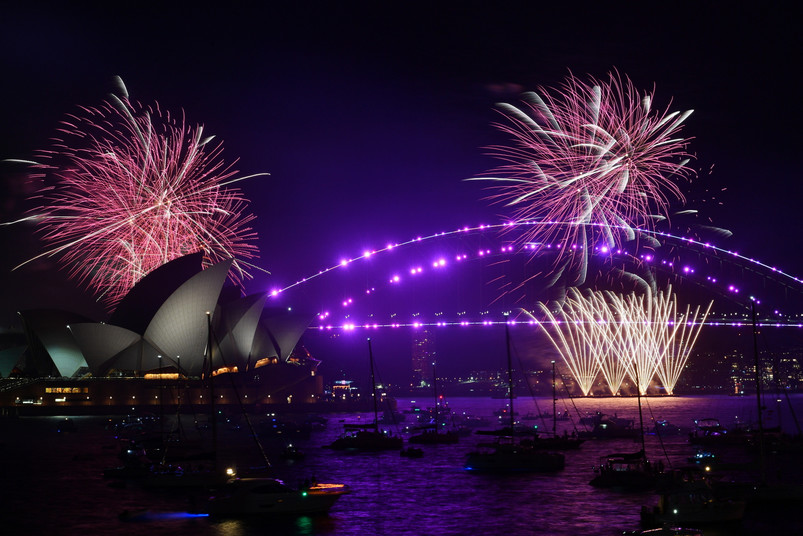 Powitanie Nowego roku w Sydney