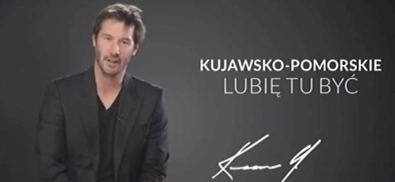 Keanu Reeves zachwala Polskę, bo "lubi być w kujawsko-pomorskim"