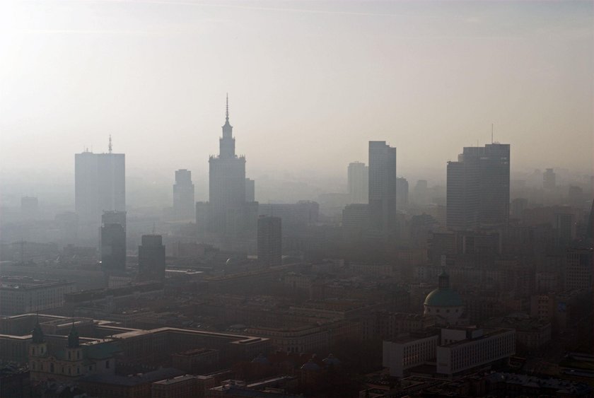 Tak wygląda smog w stolicy 