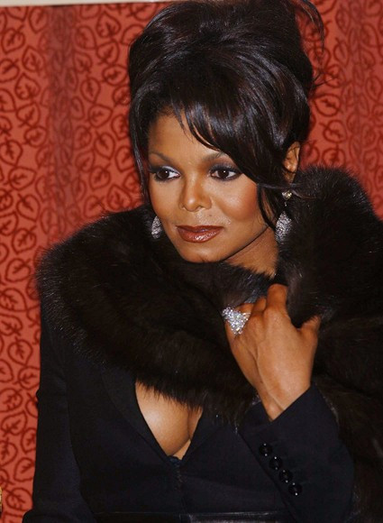 Janet Jackson w futrze