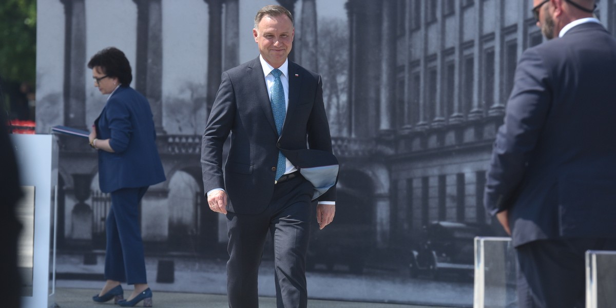 Andrzej Duda przekazał ustawę o odbudowie Pałacu Saskiego.