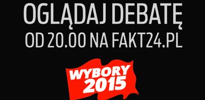 Przedwyborcza debata dziś o 20.00 na Fakt24.pl