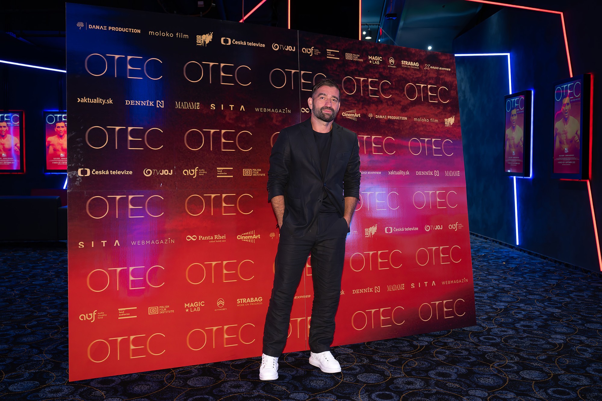 Milan Ondrík na bratislavskej premiére filmu Otec.