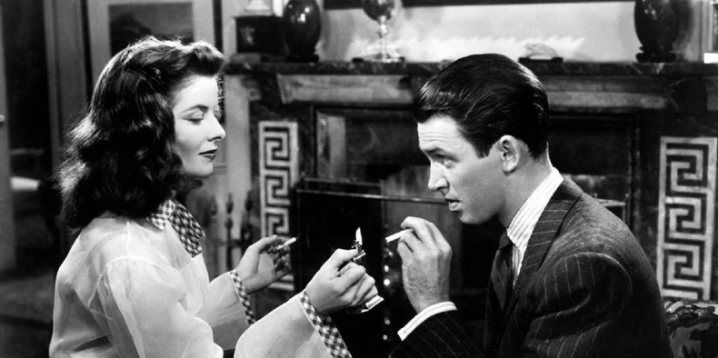 Keri Grant i Ketrin Hepburn u filmu "The Philadelphia Story"
