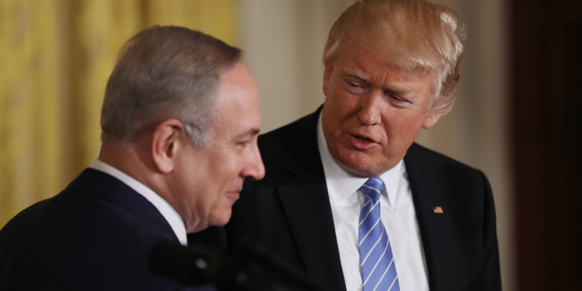 Trump appears to be changing his tune on Israel