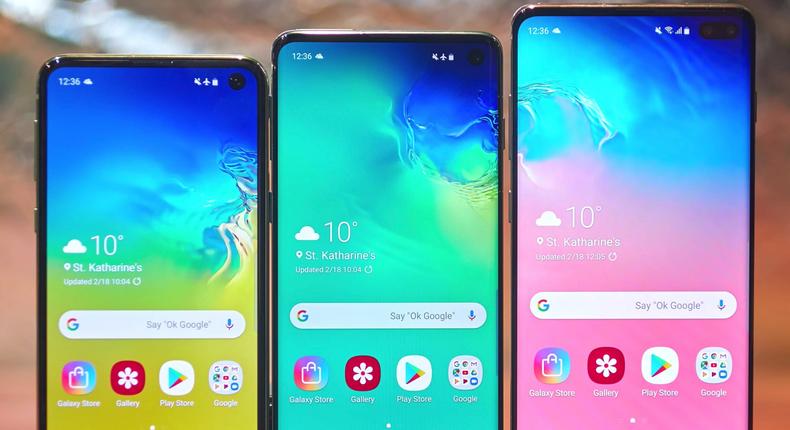 samsung galaxy s10 lineup