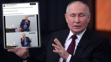 Dziwna mowa ciała Władimira Putina. Nagranie hitem sieci [WIDEO]