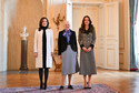 Kate Middleton na spotkaniu z królową Małgorzatą II i księżną Mary w zamku  Amalienborg