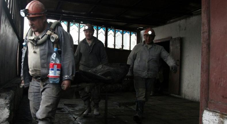 Ukraine suffers frequent mine accidents such as this 2014 incident at Skochynskyy which claimed the lives of seven miners