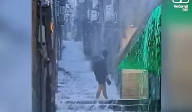 Pljusak u Dubrovniku