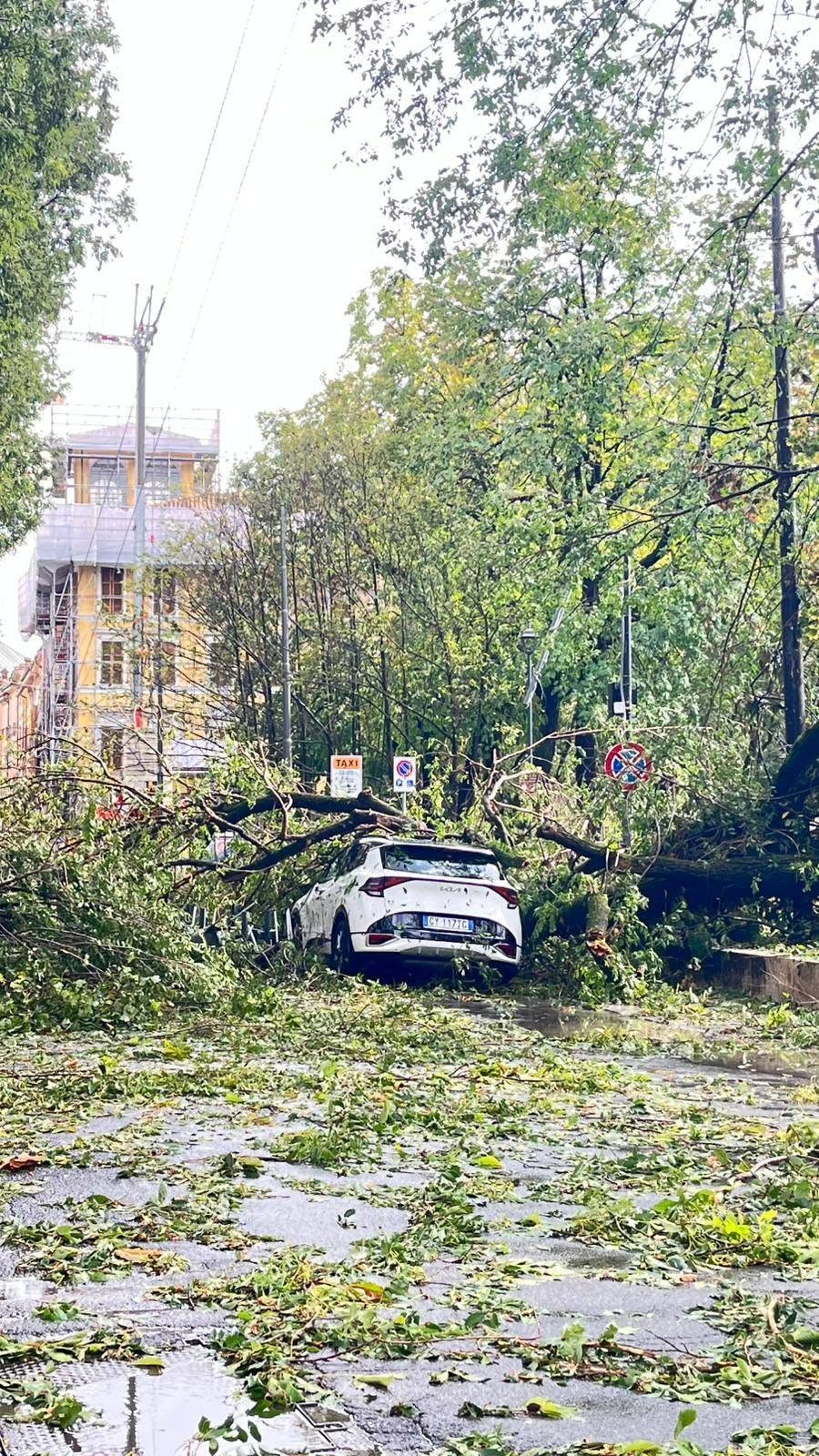 Silná búrka zdevastovala Cremonu.