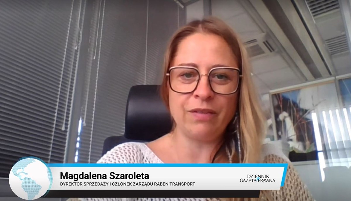 Magdalena Szaroleta, dyrektor sprzedaży, członek zarządu Raben Transport