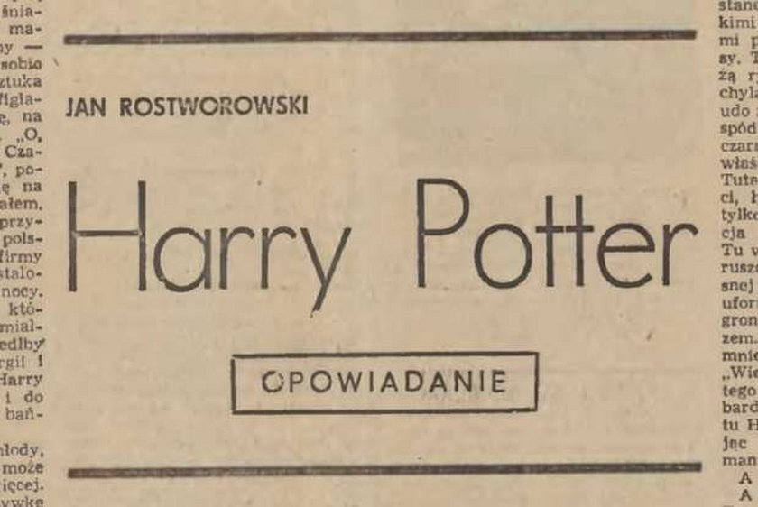 Harry'ego Pottera wymyślił Polak!