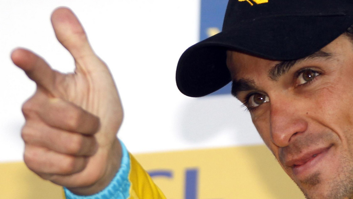 Alberto Contador (Astana) wygrał wyścig kolarski Dookoła Kastylii i Leon. Hiszpan był liderem po sobotnim etapie - jeździe indywidualnej na czas. W niedzielę najszybszy był Portugalczyk Sergio Ribeiro (Barbot).