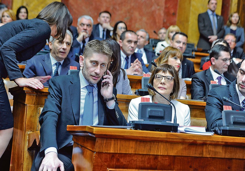 Obrukao parlament: Aleksandar Martinović u Skupštini Srbije